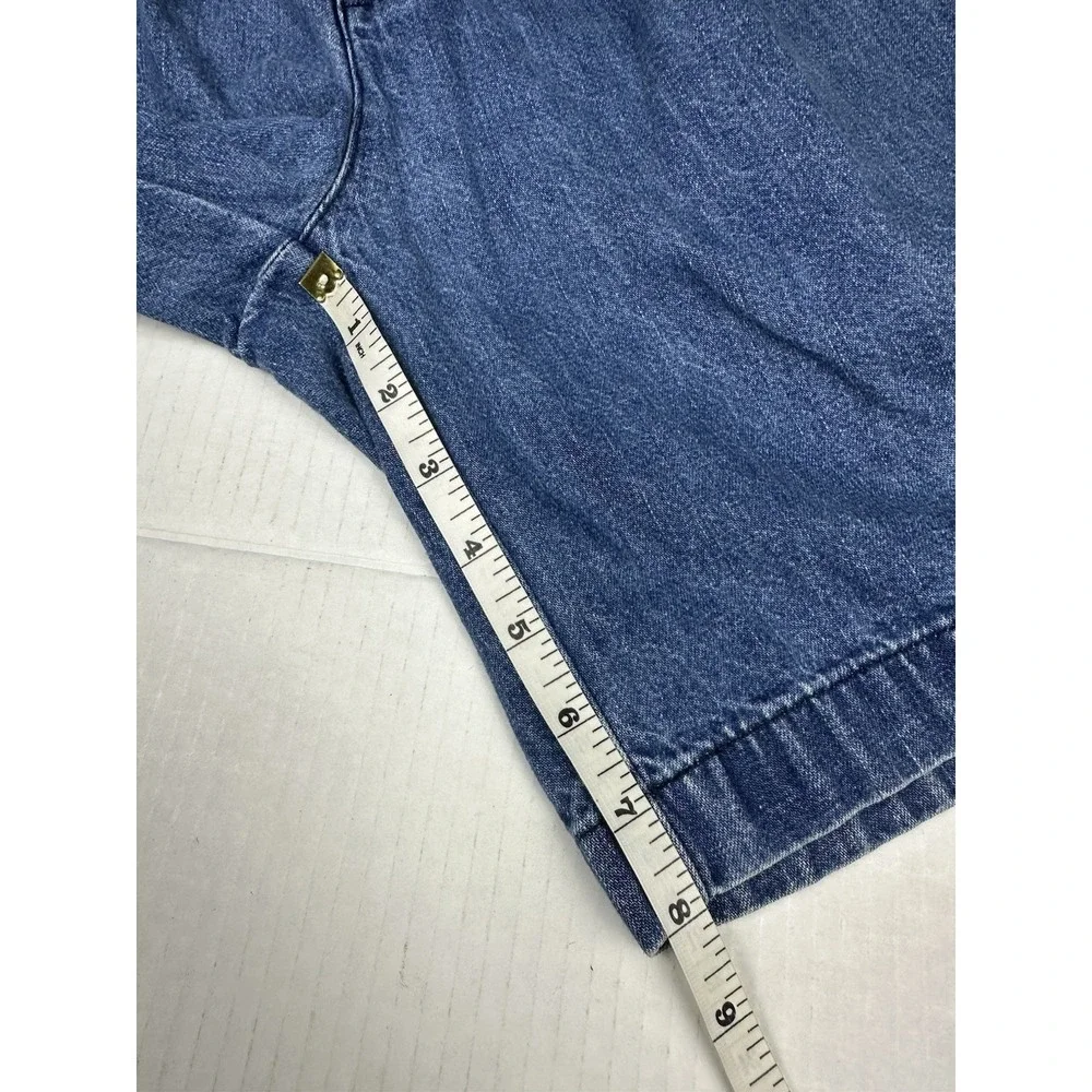 Polo Ralph Lauren Denim Shorts Mens 30 Pleated Relaxed Fit Vintage 90s Style